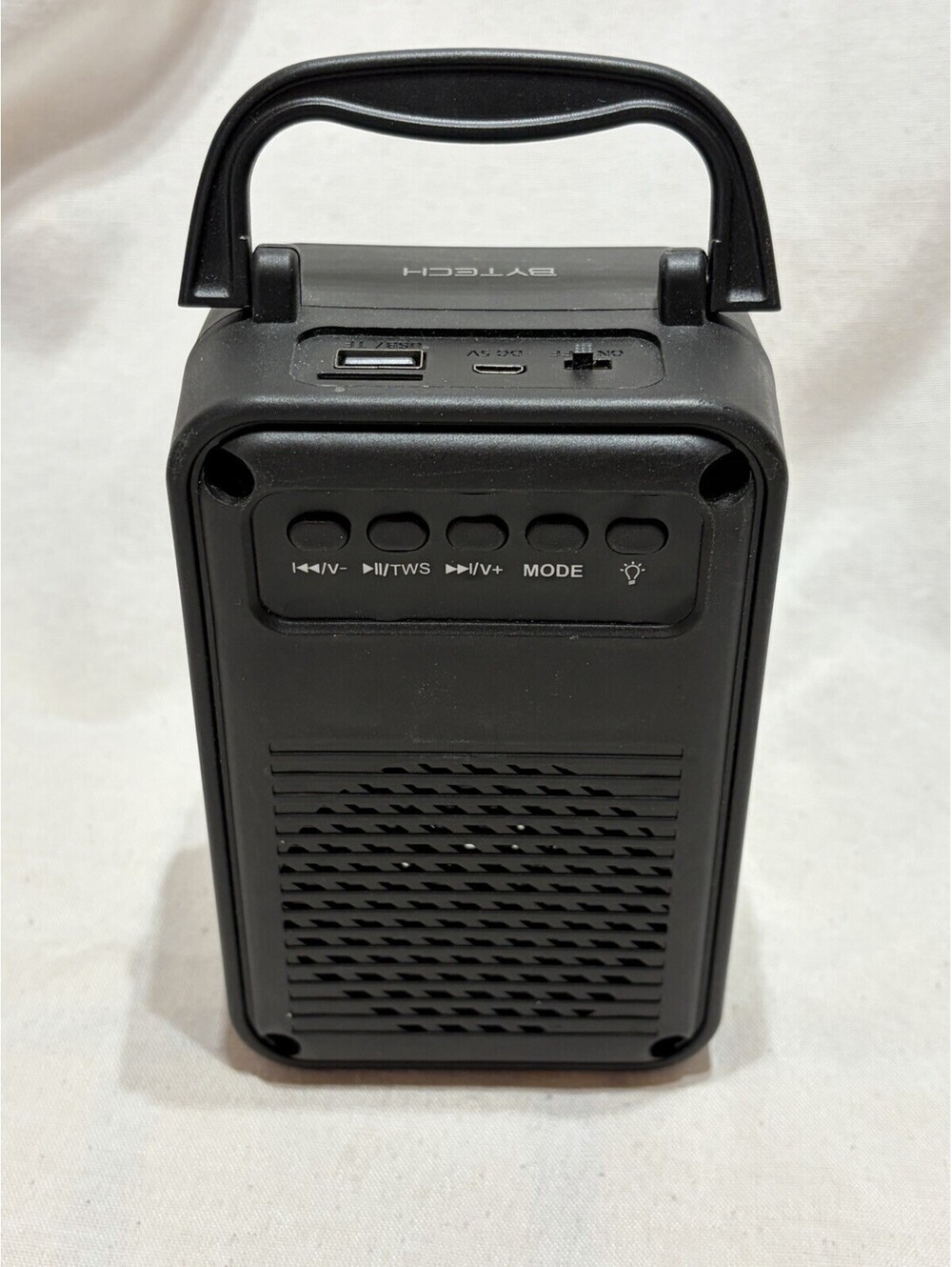 BYTECH Bluetooth TWS Portable Speaker BY-AU-BS-156-BK 5W 600mAh Black
